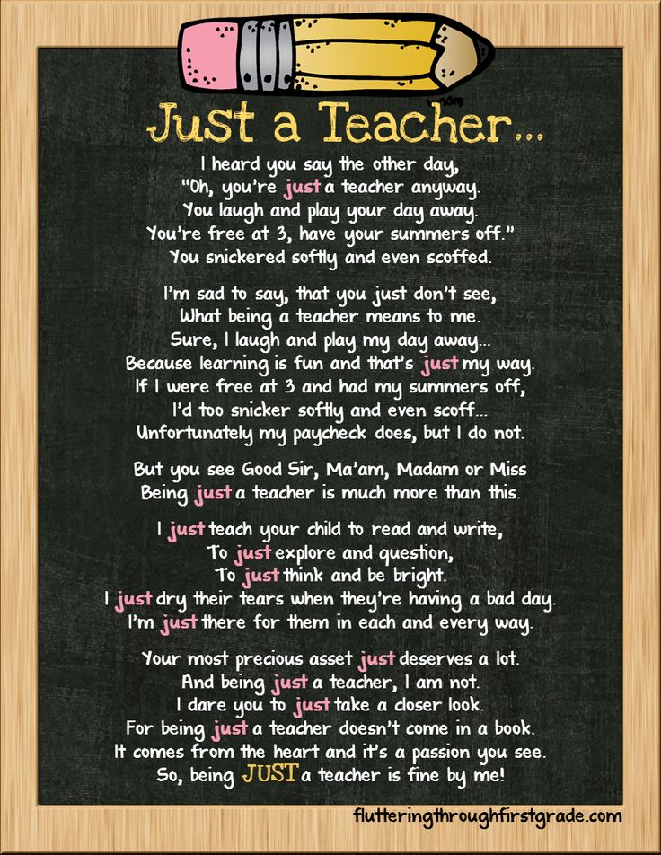 Teaching is more than just a jo